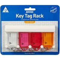 kevron id5 key tag rack 4 tag assorted