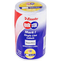 quikstik mark i pricing gun label removable 1500 labels/roll 22 x 12mm white pack 5
