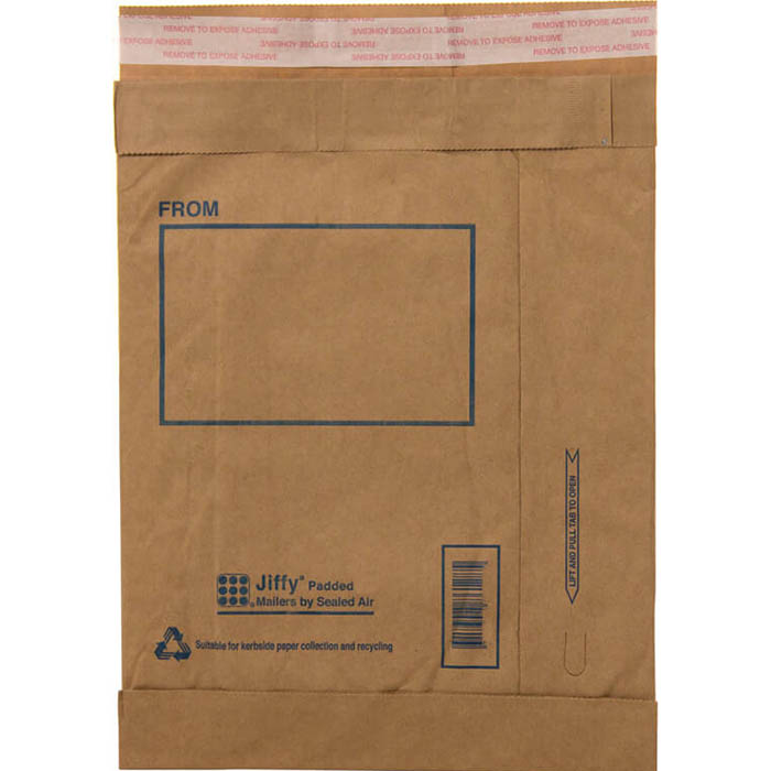 JIFFY PADDED MAILER BAG 300 X 405MM SIZE 6 KRAFT CARTON 50 |  | 7019041