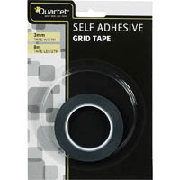 quartet geotape grid tape crepe 3mm x 9m black