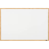 quartet economy whiteboard non-magnetic 900 x 600mm pine frame
