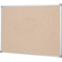 quartet penrite fabric bulletin board 1200 x 900mm beige