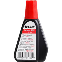 trodat 7011 stamp pad ink refill 28ml red