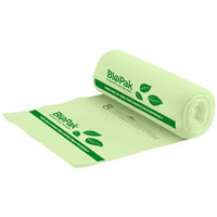 biopak bioplastic bin liner 8 litre pack 25