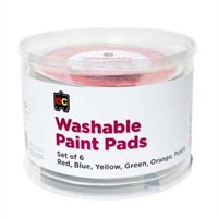 educational colours paint stamper pad 150mm assorted colours