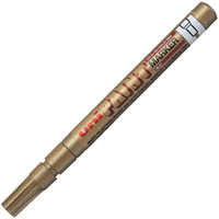 uni-ball px-21 paint marker bullet 1.2mm gold