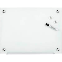 quartet magnetic glassboard 600 x 450mm white