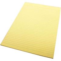 quill ruled bond pad 70gsm 50 leaf a4 yellow