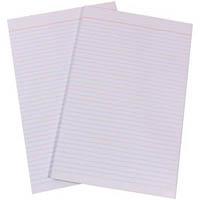 quill ruled bank pad 60gsm 90 leaf foolscap white