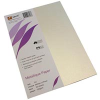 quill metallique paper 120gsm a4 mother of pearl pack 25