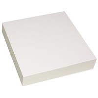 brenex flash card blank 203 x 203mm white pack 100