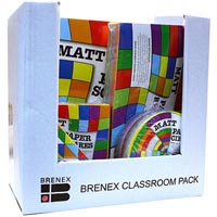 brenex paper shapes assorted classroom pack