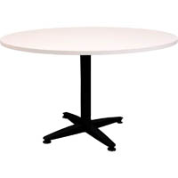 rapid span 4 star round table 1200mm natural white/black