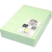 rainbow system board 200gsm a4 green pack 200