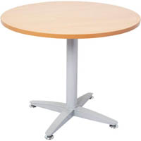 rapid span 4 star round table 1200mm beech/silver