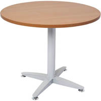 rapid span 4 star round table 1200mm cherry/silver