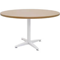 rapid span 4 star round table 1200mm beech/white