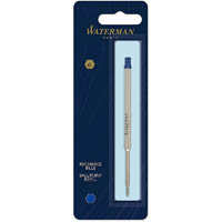 waterman maxima ball pen refill medium 1.0mm blue