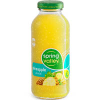 spring valley pineapple juice glass 300ml carton 24