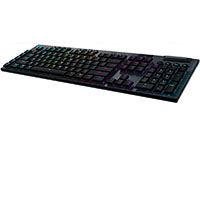logitech g915 lightspeed wireless rgb mechanical gaming keyboard gl tactile black