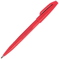 pentel s520 sign pen 0.8mm red