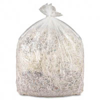 intimus sbag54 shredder bags plastic clear pack 100