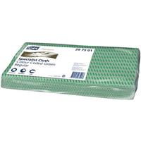 tork 297501 multi-purpose cleaning cloth 300 x 600mm green pack 25 sheets