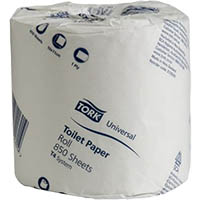 tork 2170329 t4 universal toilet roll wrapped 1-ply 850 sheet white