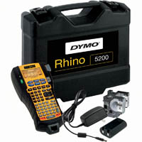 dymo 5200 rhino industrial label maker hard case kit