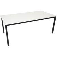 rapidline steel frame table 1200 x 600mm natural white