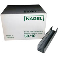nagel staples 50/10 box 5000