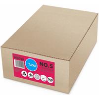 tudor envelopes no.5 banker plainface moist seal 100gsm 130 x 180mm white box 500