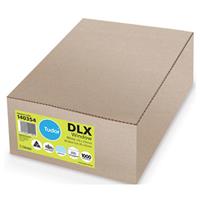 tudor dlx envelopes secretive banker windowface (p6) moist seal 80gsm 120 x 235mm white box 1000