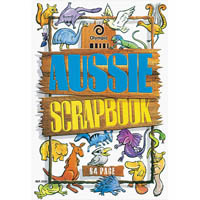 olympic s332 scrapbook aussie animals blank 67gsm 64 page 335 x 240mm