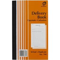 olympic 700 delivery book carbonless duplicate 50 leaf 200 x 125mm
