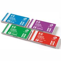 olympic check ticket books 100 sets per book