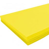rainbow spectrum board 220gsm a4 yellow pack 100