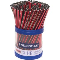 staedtler 110 tradition graphite pencils hb cup 100