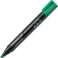 staedtler 350 lumocolor permanent marker chisel 5.0mm green