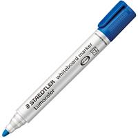 staedtler 351 lumocolor whiteboard marker bullet blue