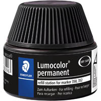 staedtler 488-50 lumocolor permanent marker refill station 30ml black