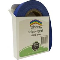 rainbow stripping roll ribbed 25mm x 30m dark blue