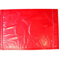 stylus packaging envelope plain 165 x 115mm red pack 1000