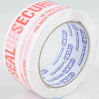stylus sp250 security seal packaging tape 48mm x 66m red/white