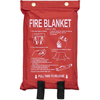 trafalgar fire blanket fibreglass 1.2 x 1.8m