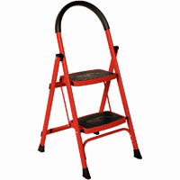 brady 2 step ladder 120kg red