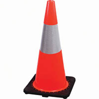 brady traffic cone reflective hi-vis tape 700mm orange