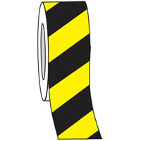 brady ultra high-intensity exterior tape class 1 50mm x 4.5m black/yellow stripe