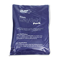 first aiders choice reusable deluxe hot/cold pack large 170 x 280mm blue