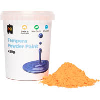 educational colours tempera powder 450gm orange